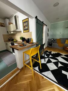 Kuchyňa alebo kuchynka v ubytovaní Music Designed Apartmant WestEnd