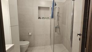 Koupelna v ubytování Apartment Samlandin