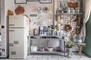 Kuchyň nebo kuchyňský kout v ubytování Appartement 9 Nichtraucherappartement