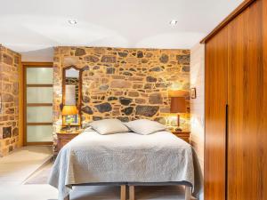 Postel nebo postele na pokoji v ubytování Relais Saint Aubin