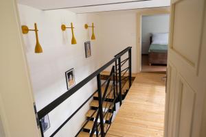 Postel nebo postele na pokoji v ubytování Apartmány Josefův Důl - Lesní Brána