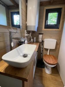 Koupelna v ubytování La Tiny House de Nanou