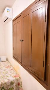 Cama ou camas em um quarto em Caminhos do Mar Hostel