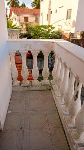 Uma varanda ou terraço em Caminhos do Mar Hostel