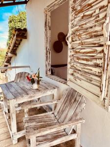 Μπαλκόνι ή βεράντα στο Pousada Jardim da Praça