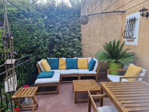 Χώρος καθιστικού στο Maison de campagne à 2km de lourmarin