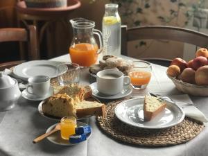 Možnosti snídaně pro hosty v ubytování Agriturismo Melodie Toscane Sorano