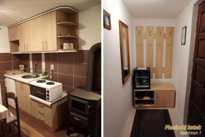 Kuchyň nebo kuchyňský kout v ubytování PLANINSKI KUTAK Tara - Apartman 1 + 18 fotografií