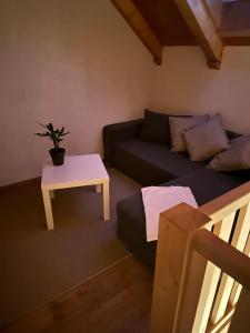 Posezení v ubytování Ferienwohnung Klou