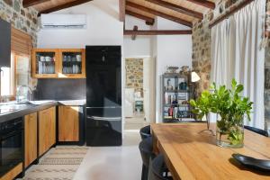 Kuchyň nebo kuchyňský kout v ubytování Aria Stone Villa