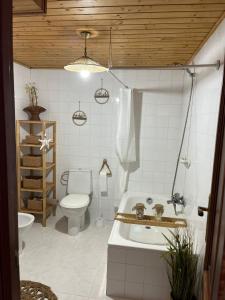 Koupelna v ubytování Casa Germán