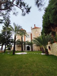 Chateau Nassar : منزل كبير فيه نخل في ساحة +18 صورة