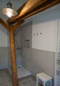 Ένα μπάνιο στο Ferienwohnung Nordlande +16 φωτογραφίες