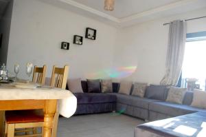 Istumisnurk majutusasutuses Super appartement vue sur piscine et la plage