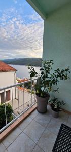 Balkón alebo terasa v ubytovaní Apartman Norma free parking