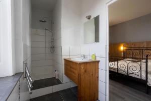 Koupelna v ubytování Chambre d'hôtes