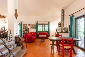 Posezení v ubytování Villa Collina dei Pini