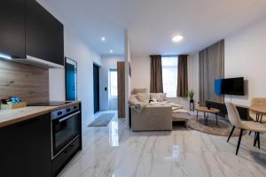Η κουζίνα ή μικρή κουζίνα στο Belgrade Apartment Nook