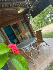 Patio nebo venkovní prostory v ubytování Pousada Morro dos Navegantes