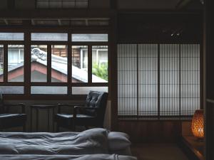 منطقة جلوس في Machiya Hotel oyado baison
