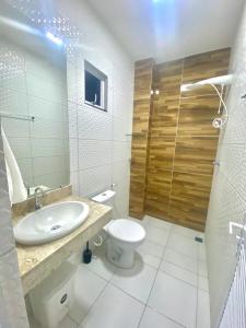 Koupelna v ubytování Suíte térreo Villa brisa icaraizinho