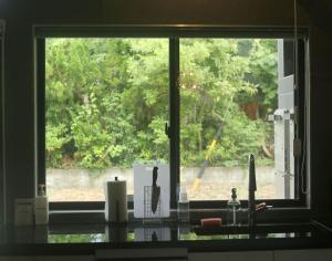 A garden outside プラフィーノリゾートヴィラ