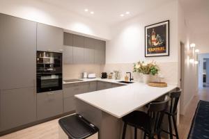 Kuchyň nebo kuchyňský kout v ubytování Stylish 2 Bedroom Apartment in the Heart of Madrid