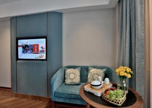 Μια τηλεόραση ή/και κέντρο ψυχαγωγίας στο Hangzhou Yabo Hotel