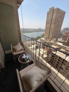 Balkón nebo terasa v ubytování Condo Nile view modern