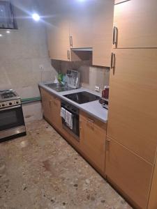 Kuchyň nebo kuchyňský kout v ubytování Guest House Romansa