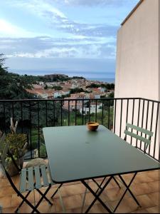 Balkón nebo terasa v ubytování Collioure vue imprenable T3 Garage privé + 7 fotografií