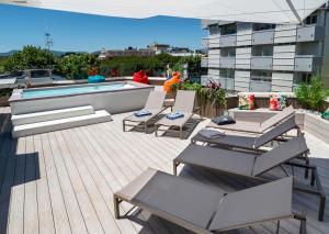 Bazén v ubytování Hotel Albatros nebo v jeho okolí