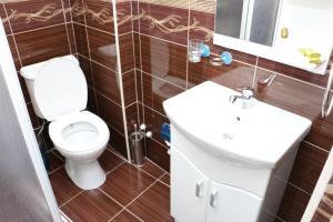 Koupelna v ubytování Hotel Ultra Star
