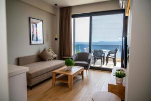 Posezení v ubytování RiA BLU DELUXE HOTEL