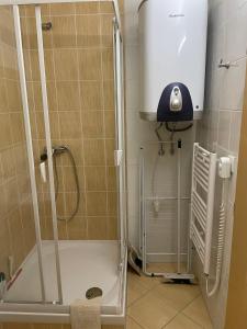 Koupelna v ubytování Martinske Hole, Apartman, Nova Ponorka