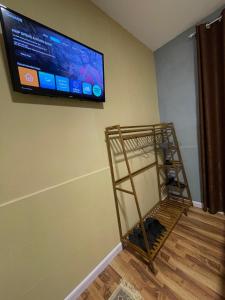 TV a/nebo společenská místnost v ubytování Eja Mare Guest House
