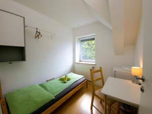 Posteľ alebo postele v izbe v ubytovaní Apartments in Grüner Umgebung