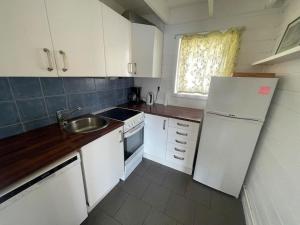 Η κουζίνα ή μικρή κουζίνα στο Seaside apartment with balcony A1