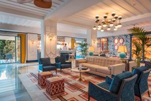 Zona d'estar a Grand Hotel San Pietro Taormina