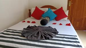 Letto o letti in una camera di Sigiri Thilanka Rest Sigiriya