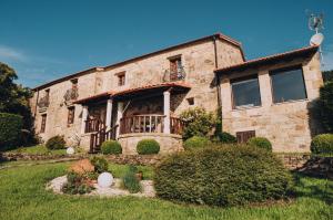 Zahrada ubytování Casa de Santa Uxía