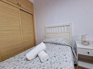 Posteľ alebo postele v izbe v ubytovaní Malaga, Calle Hermes