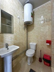 Koupelna v ubytování Guest House Arbat