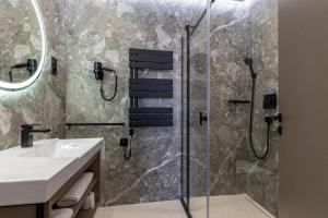 Koupelna v ubytování Hotel Debrecen
