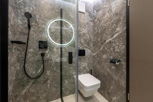 Koupelna v ubytování Hotel Debrecen
