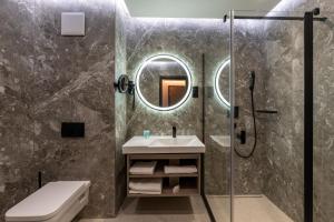 Koupelna v ubytování Hotel Debrecen