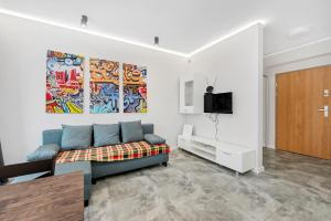 Et tv og/eller underholdning på Lumina comfy apart near the railway station