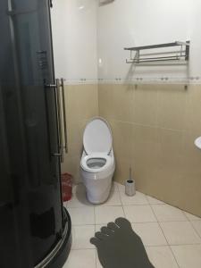 Koupelna v ubytování Apartament Danse