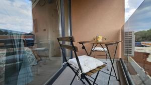 Balkón nebo terasa v ubytování Richi Rooms & App