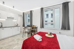 Køkken eller tekøkken på Lumina comfy apart near the railway station + 20 billeder